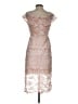 Elliatt Floral Pink Tan Cocktail Dress Size S - photo 2