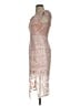 Elliatt Floral Pink Tan Cocktail Dress Size S - photo 5