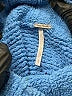 Free People 100% Nylon Solid Blue Pullover Sweater Size S - photo 7