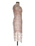 Elliatt Floral Pink Tan Cocktail Dress Size S - photo 4
