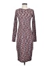 Assorted Brands Chevron-herringbone Burgundy Casual Dress Size S - photo 1