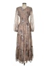 Storia 100% Polyester Paisley Tan Cocktail Dress Size S - photo 2