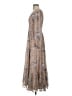 Storia 100% Polyester Paisley Tan Cocktail Dress Size S - photo 5