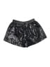 parke 100% Polyester Metallic Silver Black Shorts Size XS - photo 2