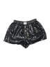 parke 100% Polyester Metallic Silver Black Shorts Size XS - photo 1