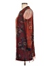 Bebop 100% Polyester Print Burgundy Casual Dress Size L - photo 5