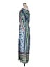 Hale Bob 100% Polyester Paisley Blue Casual Dress Size L - photo 5