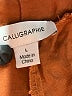 Calligraphie Brown Casual Pants Size L - photo 7