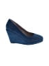 NO Doubt Blue Wedges Size 5 - photo 1