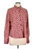 Shein 100% Polyester Animal Print Pink Long Sleeve Blouse Size L - photo 1