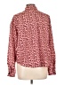 Shein 100% Polyester Animal Print Pink Long Sleeve Blouse Size L - photo 2
