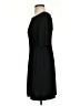 Connected Apparel Solid Black Casual Dress Size 4 (petite) - photo 5