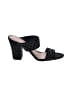Lucky Brand 100% Leather Black Sandals Size 9 - photo 1