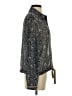 Mare Mare 100% Polyester Paisley Silver Long Sleeve Blouse Size S - photo 4