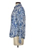 Zara Paisley Blue Long Sleeve Blouse Size S - photo 5