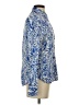 Zara Paisley Blue Long Sleeve Blouse Size S - photo 4