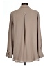 Unbranded 100% Polyester Tan Long Sleeve Blouse Size L - photo 2