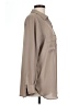 Unbranded 100% Polyester Tan Long Sleeve Blouse Size L - photo 4