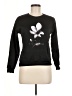 Assorted Brands 100% Polyester Floral Black Sweatshirt Size M - photo 1