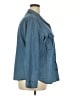 Per Se 100% Cotton Blue 3/4 Sleeve Button-Down Shirt Size 2X - photo 4
