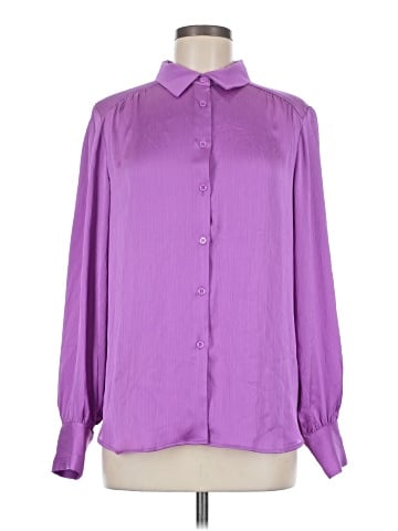 Skies Are Blue Long Sleeve Blouse (view 1)