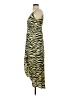 Bar III 100% Polyester Animal Print Gold Casual Dress Size S - photo 5