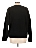 Ann Taylor LOFT 100% Polyester Solid Black Pullover Sweater Size L - photo 2