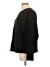 Ann Taylor LOFT 100% Polyester Solid Black Pullover Sweater Size L - photo 5