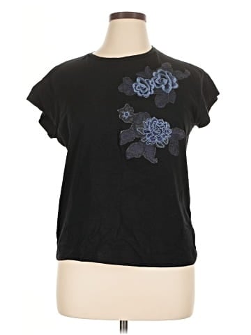 Zara W&B Collection Short Sleeve T-Shirt (view 1)