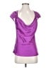 Escada Purple Short Sleeve Top Size EU 36 / US 6 - photo 1