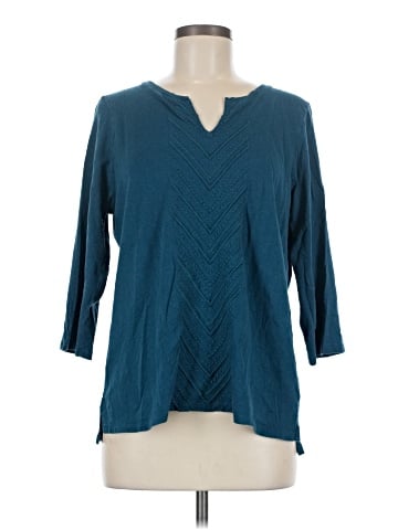 L.L.Bean 3/4 Sleeve Blouse (view 1)