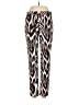 Boston Proper Animal Print Brown Casual Pants Size 4 - photo 1