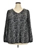 Torrid Silver Long Sleeve T-Shirt Size 2X Plus (2) - photo 1