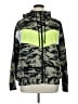Orange Kiss 100% Polyester Camo Green Windbreaker Size 1X - photo 1