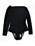 Shape FX 100% Polyester Black Long Sleeve Top Size 12 - photo 2