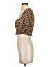 Superdown Brown Short Sleeve Top Size S - photo 5