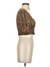 Superdown Brown Short Sleeve Top Size S - photo 4