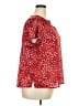 Fun2Fun 100% Polyester Stars Red Short Sleeve Blouse Size 2X - photo 4