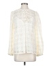 FRAME 100% Cotton Ivory Long Sleeve Blouse Size S - photo 1