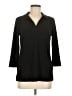 Unbranded Black 3/4 Sleeve Top Size M (estimated) - photo 1