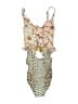 P2F Animal Print Tan Swimsuit Top Size S - photo 1