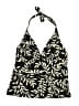 Lands' End Print Black Swimsuit Top Size 4 - photo 1