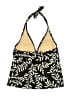 Lands' End Print Black Swimsuit Top Size 4 - photo 2
