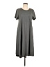 Lularoe Solid Gray Casual Dress Size M - photo 1