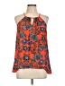 Collective Concepts 100% Polyester Orange Sleeveless Blouse Size L - photo 1