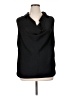DKNY 100% Polyester Black Sleeveless Blouse Size XL - photo 1