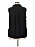 DKNY 100% Polyester Black Sleeveless Blouse Size XL - photo 2