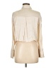 Zara Metallic Ivory Long Sleeve Blouse Size M - photo 2