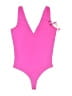 Jac Parker Solid Pink One Piece Swimsuit Size S - photo 1
