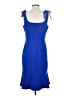 Julia Jordan Solid Blue Cocktail Dress Size 4 - photo 2